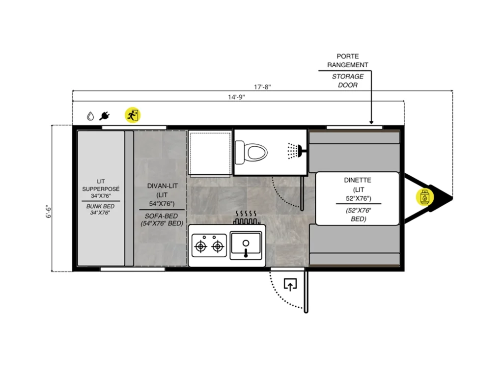 Plan de plancher — Prolite Evasion